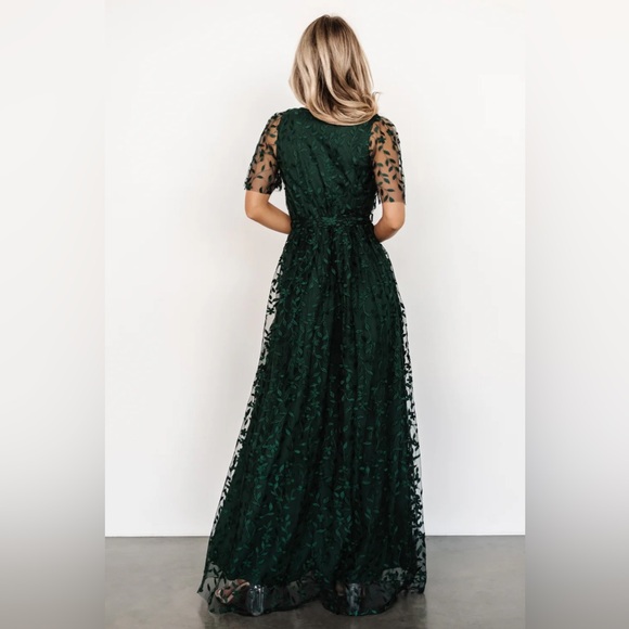 Baltic Born Marseille Burgundy Maxi Dress (M) - Picture 3 of 5